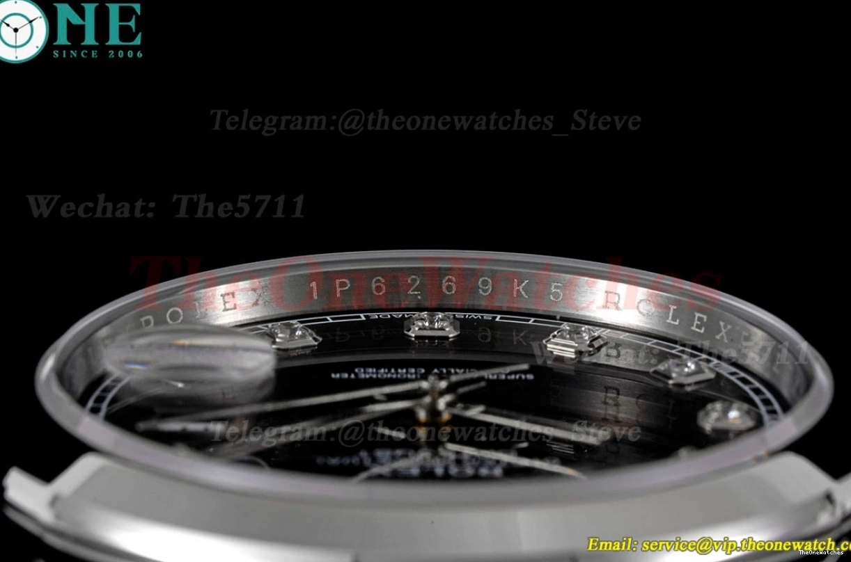 SS King 904L Dial Jubilee 41mm Black 126300 SS VR3235 Datejust 0502